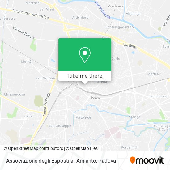Associazione degli Esposti all'Amianto map