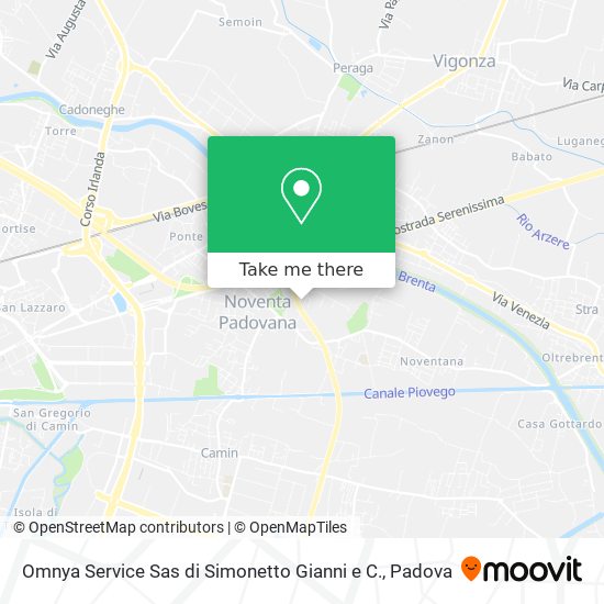 Omnya Service Sas di Simonetto Gianni e C. map