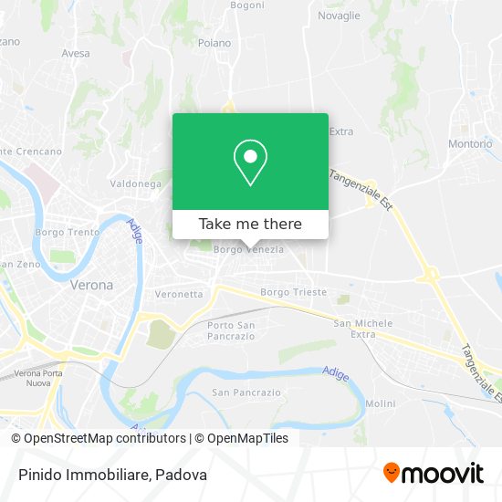 Pinido Immobiliare map