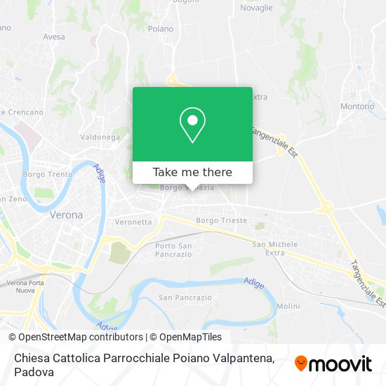 Chiesa Cattolica Parrocchiale Poiano Valpantena map