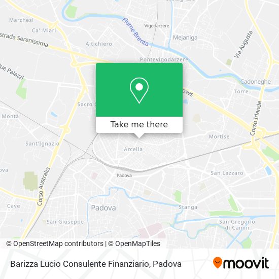 Barizza Lucio Consulente Finanziario map