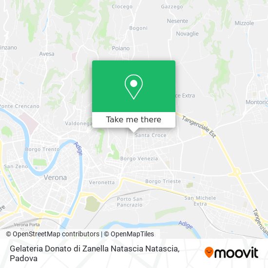 Gelateria Donato di Zanella Natascia Natascia map