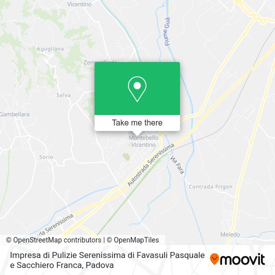 Impresa di Pulizie Serenissima di Favasuli Pasquale e Sacchiero Franca map
