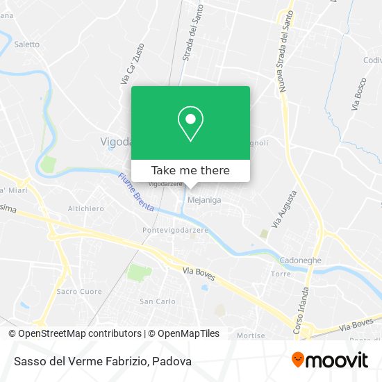 Sasso del Verme Fabrizio map
