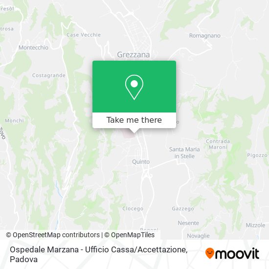 Ospedale Marzana - Ufficio Cassa / Accettazione map