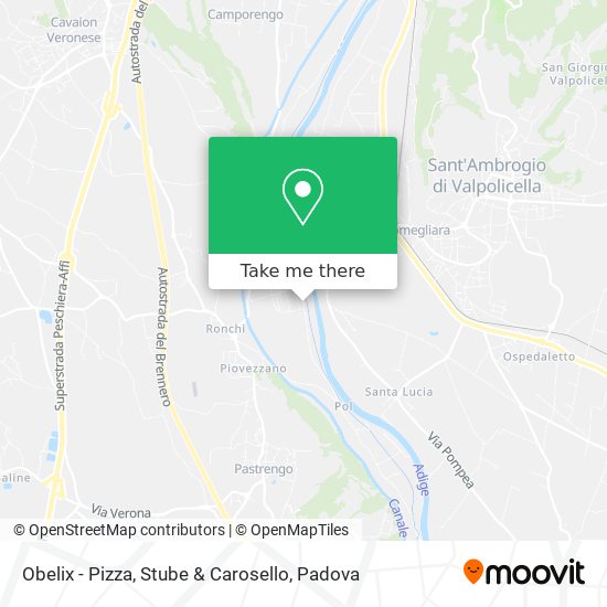 Obelix - Pizza, Stube & Carosello map