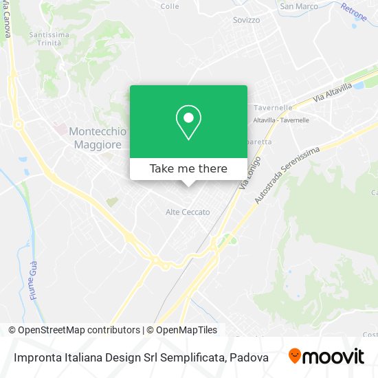 Impronta Italiana Design Srl Semplificata map