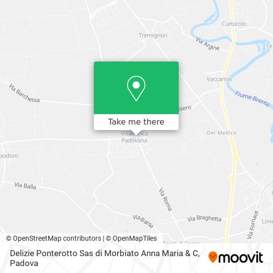 Delizie Ponterotto Sas di Morbiato Anna Maria & C map