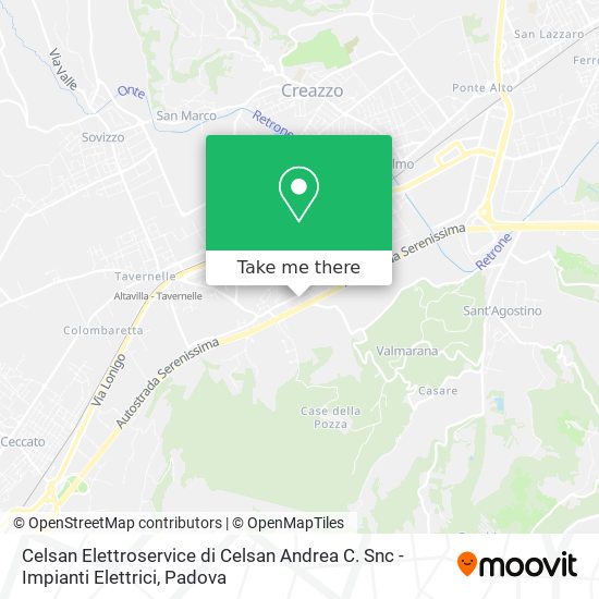 Celsan Elettroservice di Celsan Andrea C. Snc - Impianti Elettrici map