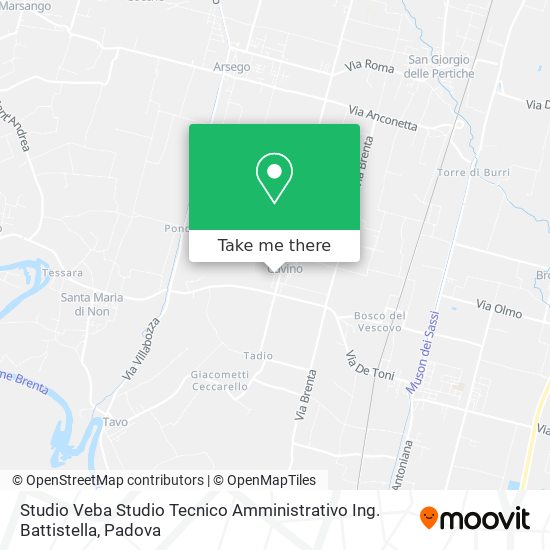 Studio Veba Studio Tecnico Amministrativo Ing. Battistella map