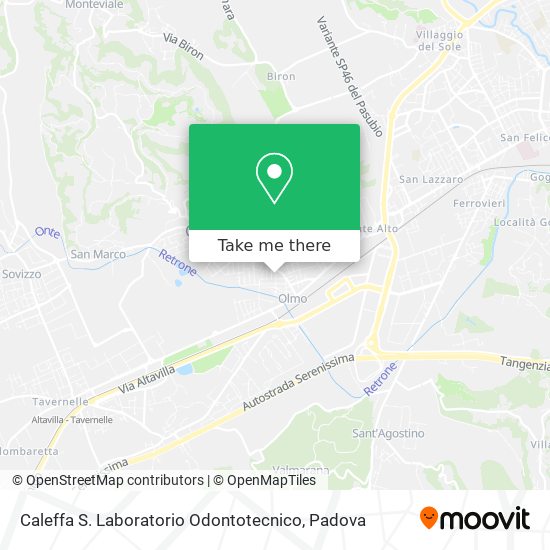 Caleffa S. Laboratorio Odontotecnico map