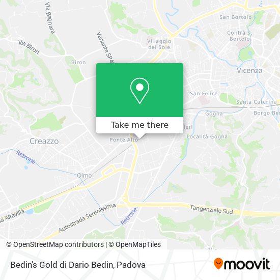 Bedin's Gold di Dario Bedin map
