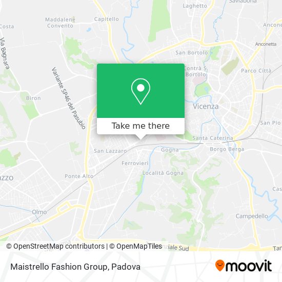 Maistrello Fashion Group map