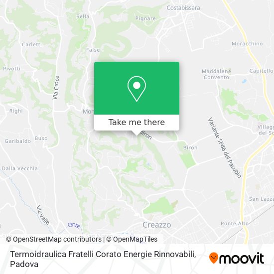Termoidraulica Fratelli Corato Energie Rinnovabili map