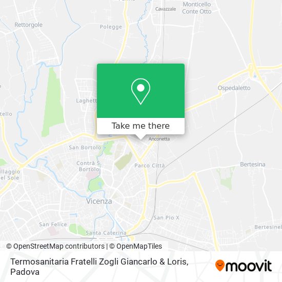Termosanitaria Fratelli Zogli Giancarlo & Loris map