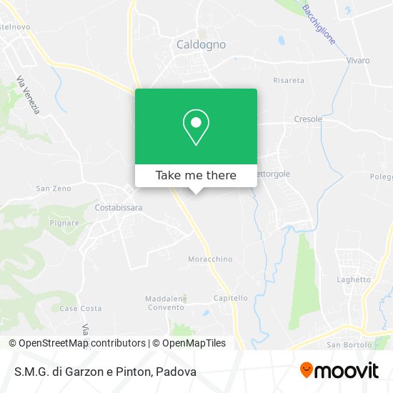 S.M.G. di Garzon e Pinton map