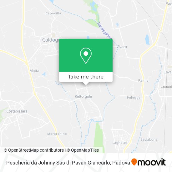 Pescheria da Johnny Sas di Pavan Giancarlo map