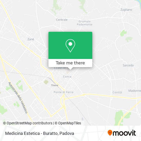 Medicina Estetica - Buratto map