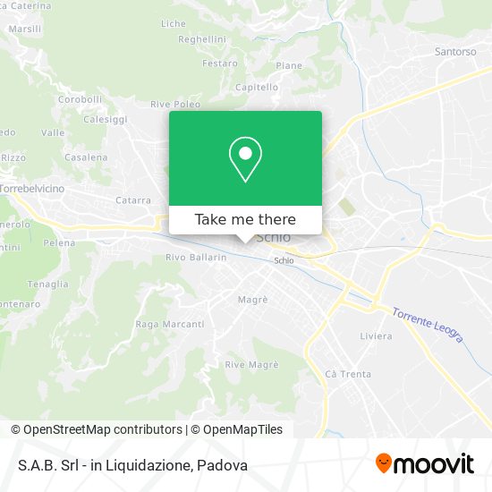 S.A.B. Srl - in Liquidazione map