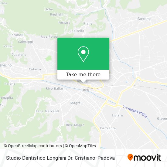 Studio Dentistico Longhini Dr. Cristiano map