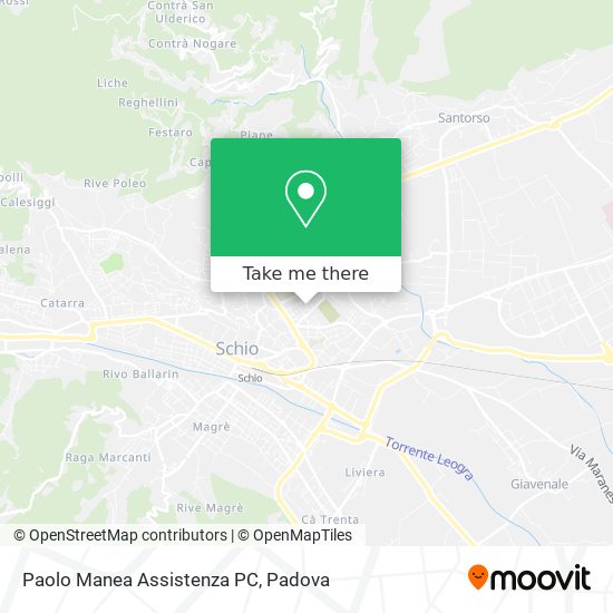 Paolo Manea Assistenza PC map