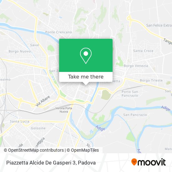 Piazzetta Alcide De Gasperi  3 map