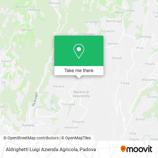 Aldrighetti Luigi Azienda Agricola map