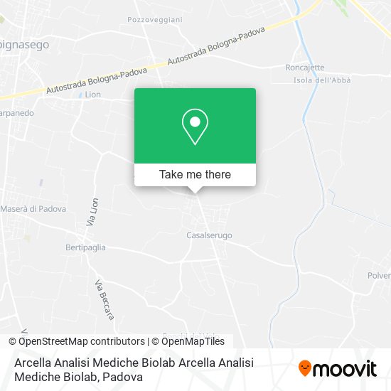Arcella Analisi Mediche Biolab Arcella Analisi Mediche Biolab map