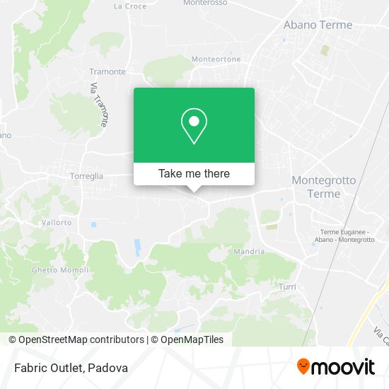 Fabric Outlet map