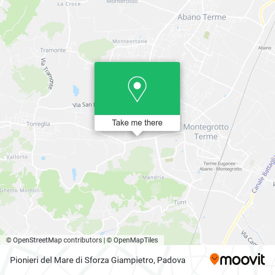Pionieri del Mare di Sforza Giampietro map
