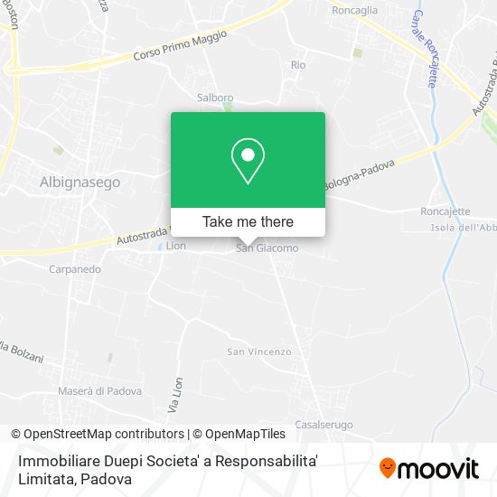 Immobiliare Duepi Societa' a Responsabilita' Limitata map