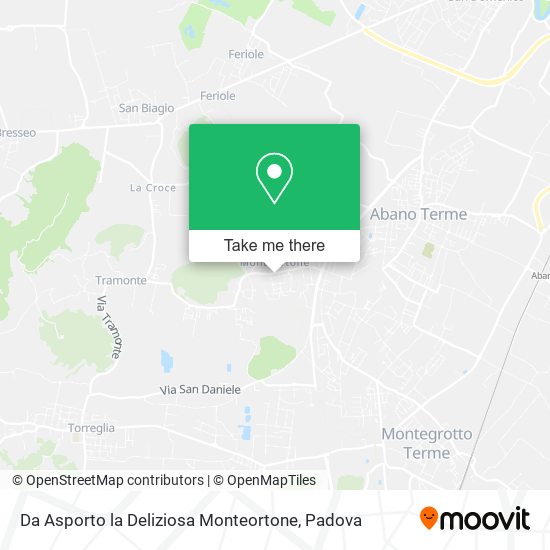 Da Asporto la Deliziosa Monteortone map