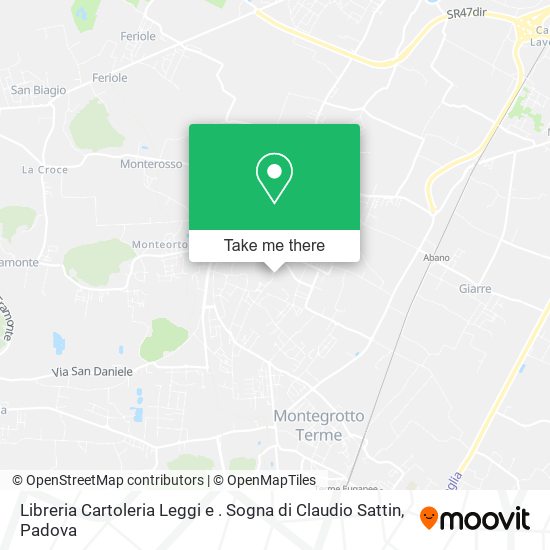 Libreria Cartoleria Leggi e . Sogna di Claudio Sattin map