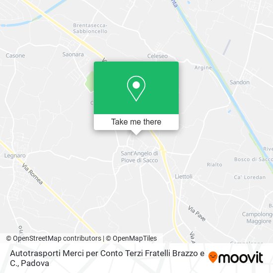 Autotrasporti Merci per Conto Terzi Fratelli Brazzo e C. map