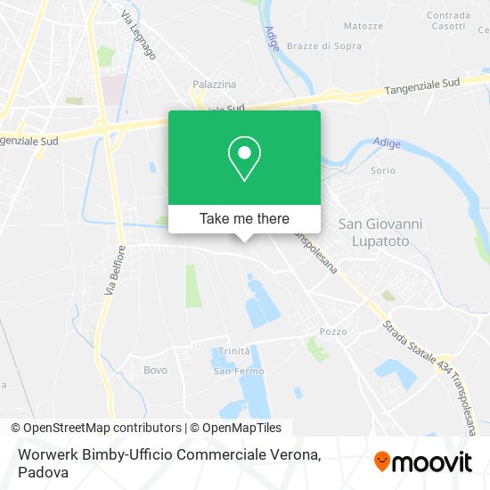 Worwerk Bimby-Ufficio Commerciale Verona map