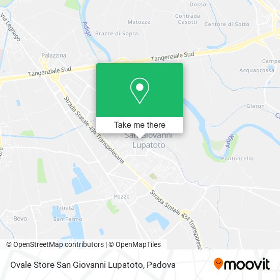 Ovale Store San Giovanni Lupatoto map