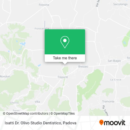 Isatti Dr. Olivo Studio Dentistico map