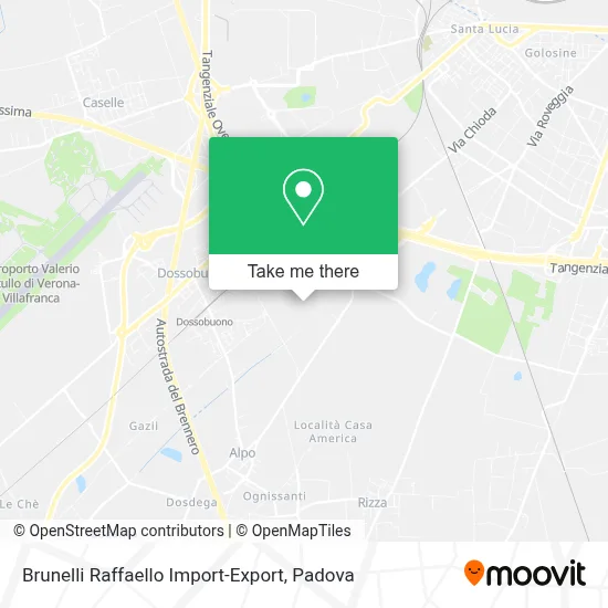 Brunelli Raffaello Import-Export map