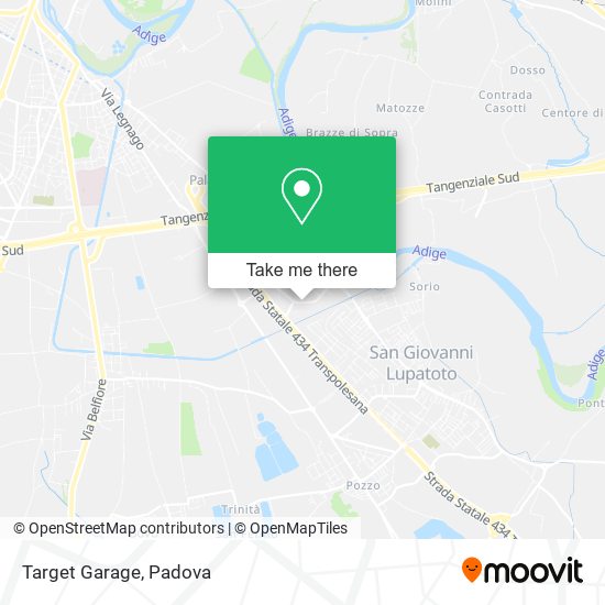 Target Garage map