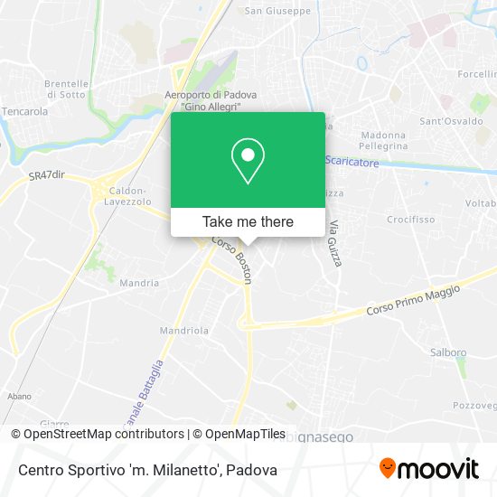 Centro Sportivo 'm. Milanetto' map