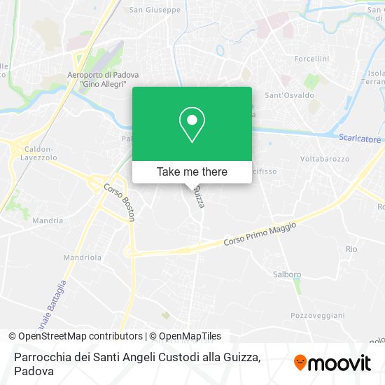 Parrocchia dei Santi Angeli Custodi alla Guizza map