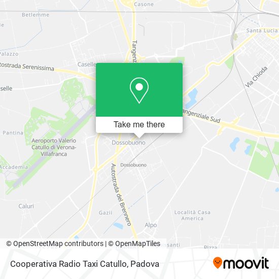 Cooperativa Radio Taxi Catullo map