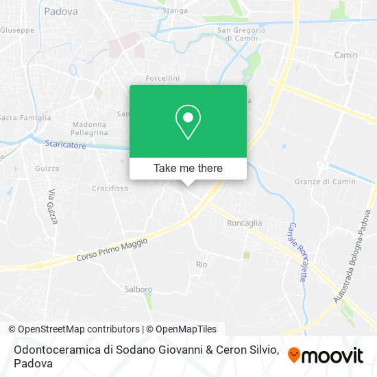 Odontoceramica di Sodano Giovanni & Ceron Silvio map