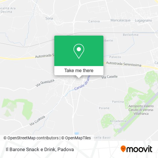 Il Barone Snack e Drink map