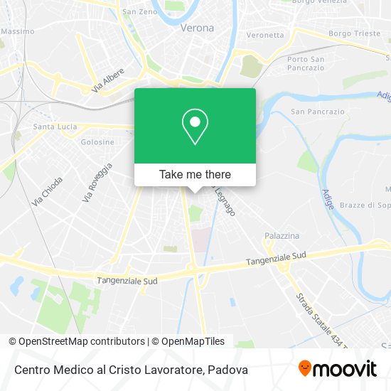 Centro Medico al Cristo Lavoratore map