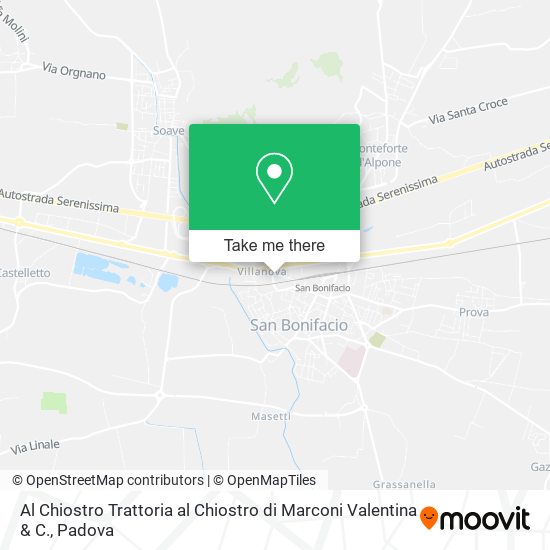 Al Chiostro Trattoria al Chiostro di Marconi Valentina & C. map