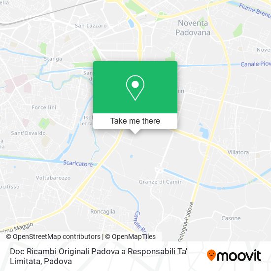 Doc Ricambi Originali Padova a Responsabili Ta' Limitata map