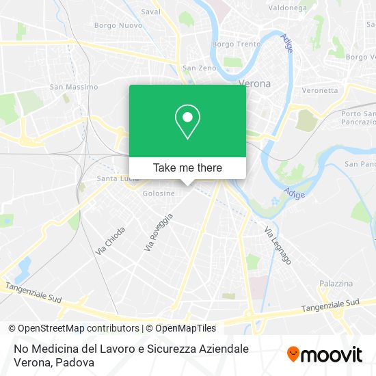 No Medicina del Lavoro e Sicurezza Aziendale Verona map