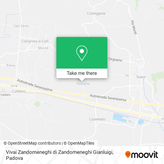 Vivai Zandomeneghi di Zandomeneghi Gianluigi map