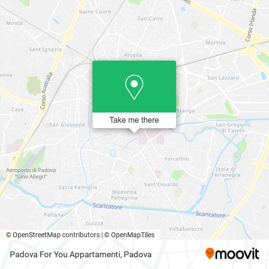 Padova For You Appartamenti map